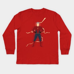 Jay Garrick Kids Long Sleeve T-Shirt